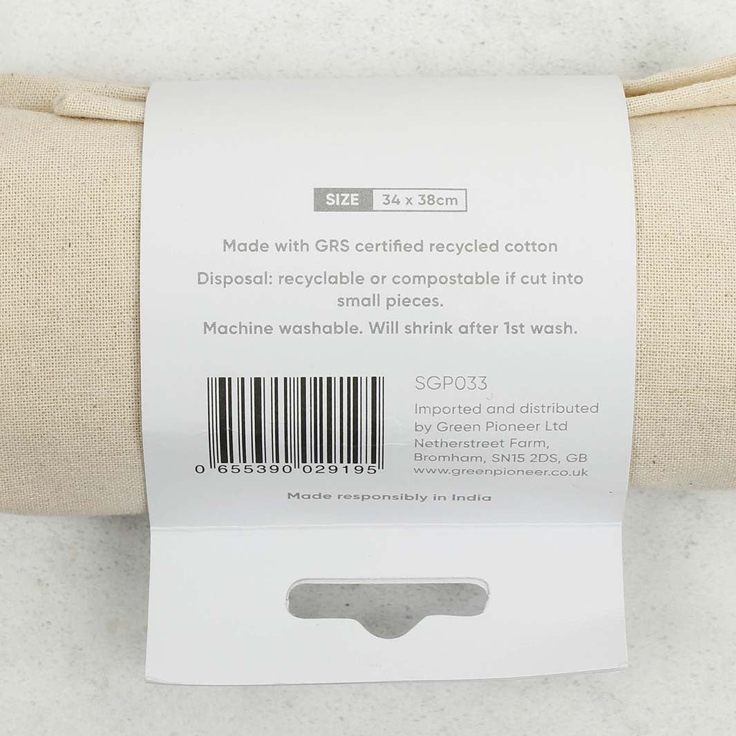 Recycled Cotton Large Produce Bag (34 x 38 cm)